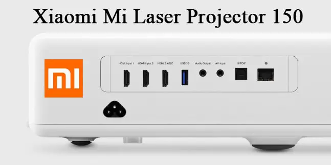 Xiaomi Mi Laser projector 150 Sound System HDMI Ports