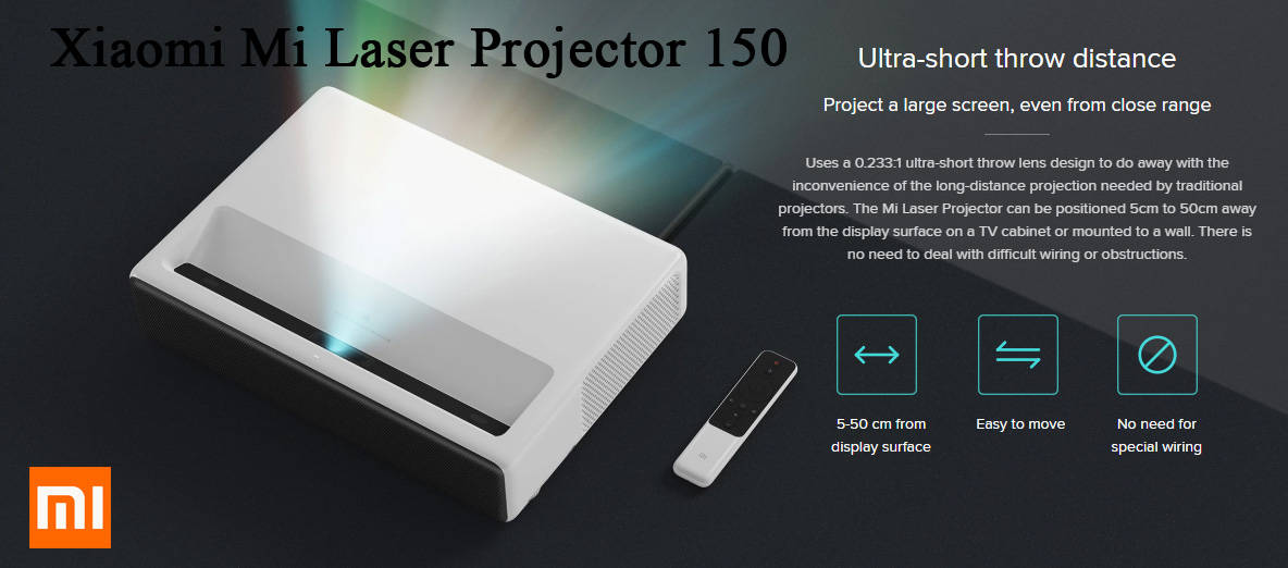 xiaomi laser projector 4k